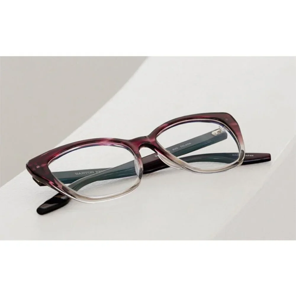 BARTON PERREIRA FALANA AUG EYEGLASSES 51-18-145 JAPAN CAT EYE Aubergine Gradient